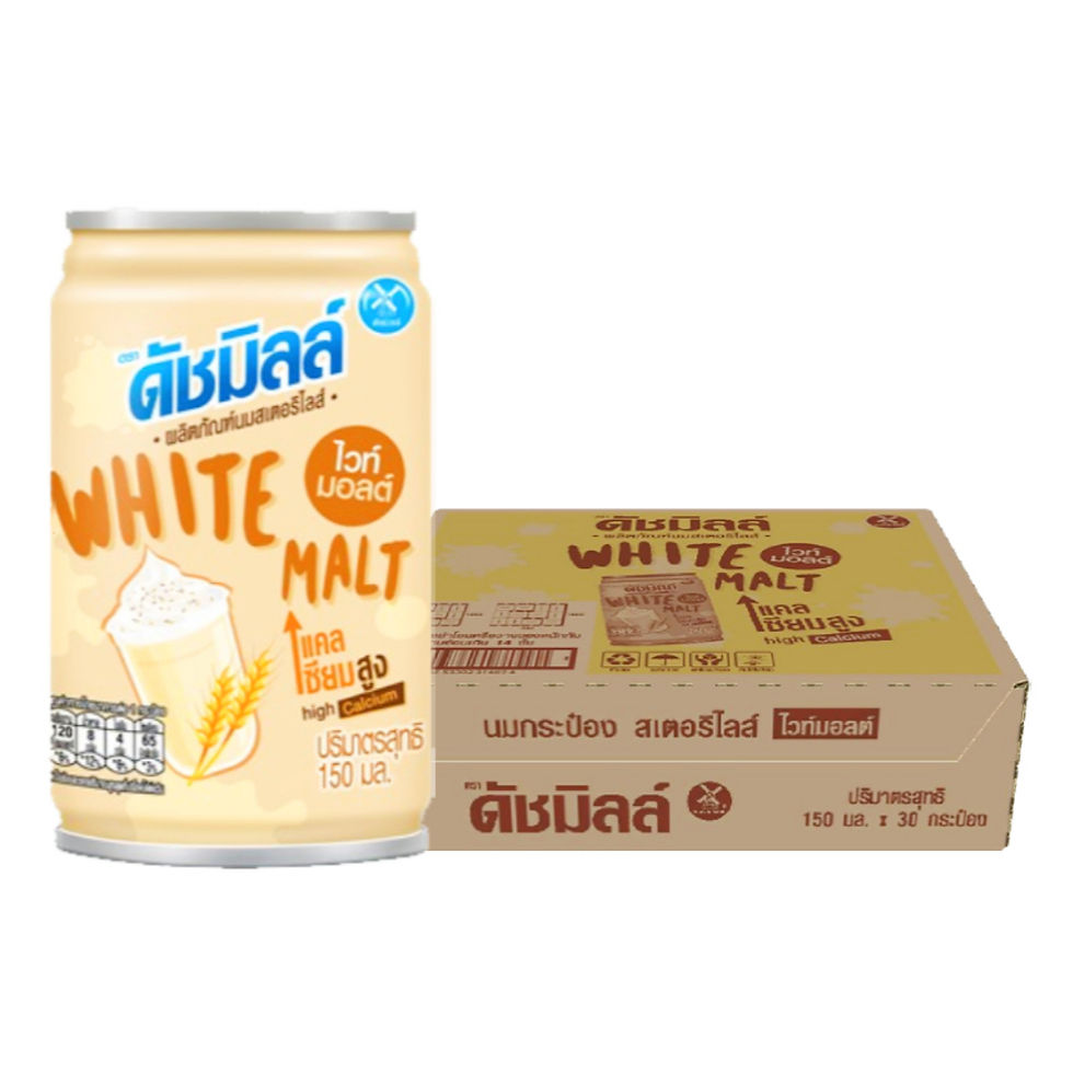 ภาพขนาดย่อ: Dutch Mill White Malt Sterilized Milk Product with Malt Extract 150ml.