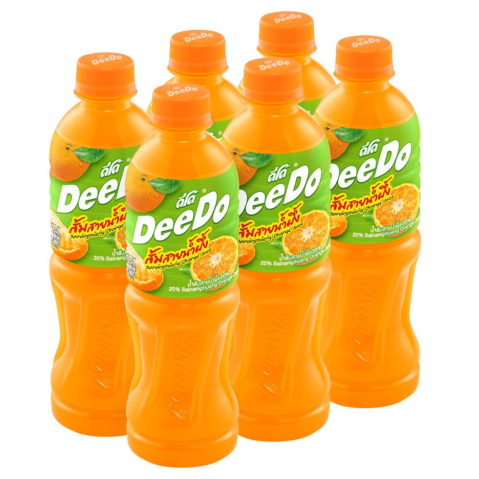 ภาพขนาดย่อ: DeeDo 20% Sainamphueng Orange Juice 450ml.