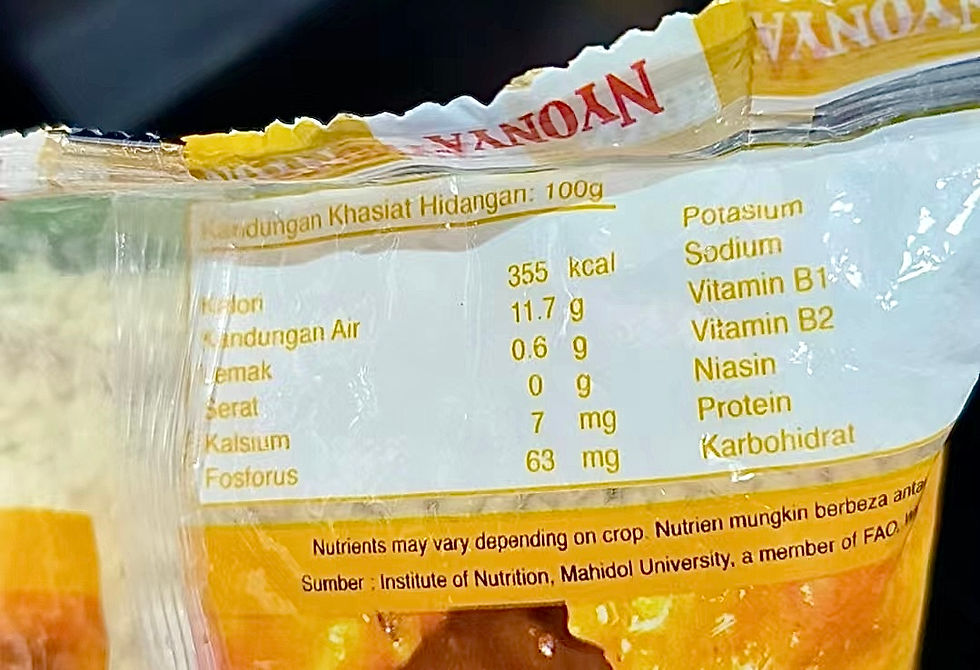 ภาพขนาดย่อ: Beras Jasmine Nyonya Pulut Susu 1kg.