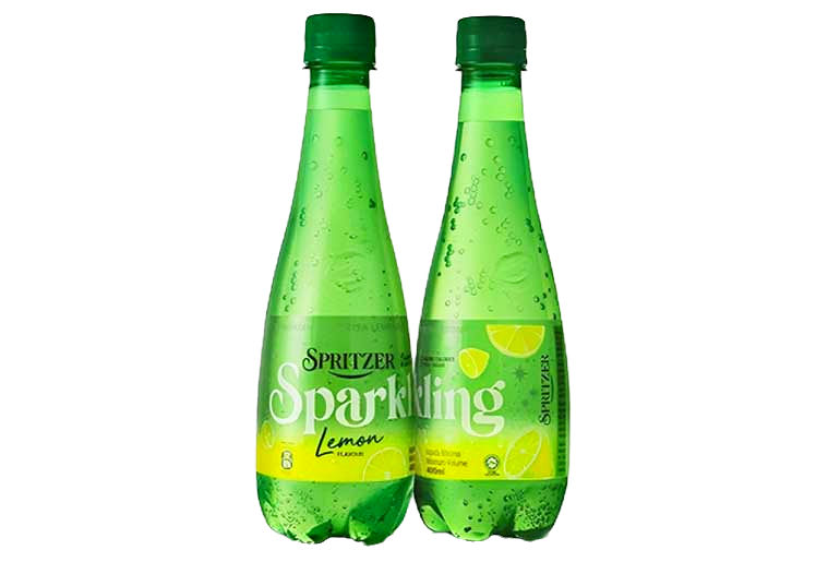 ภาพขนาดย่อ: Spritzer Sparkling Mineral Water Lemon Flavour 400ml.