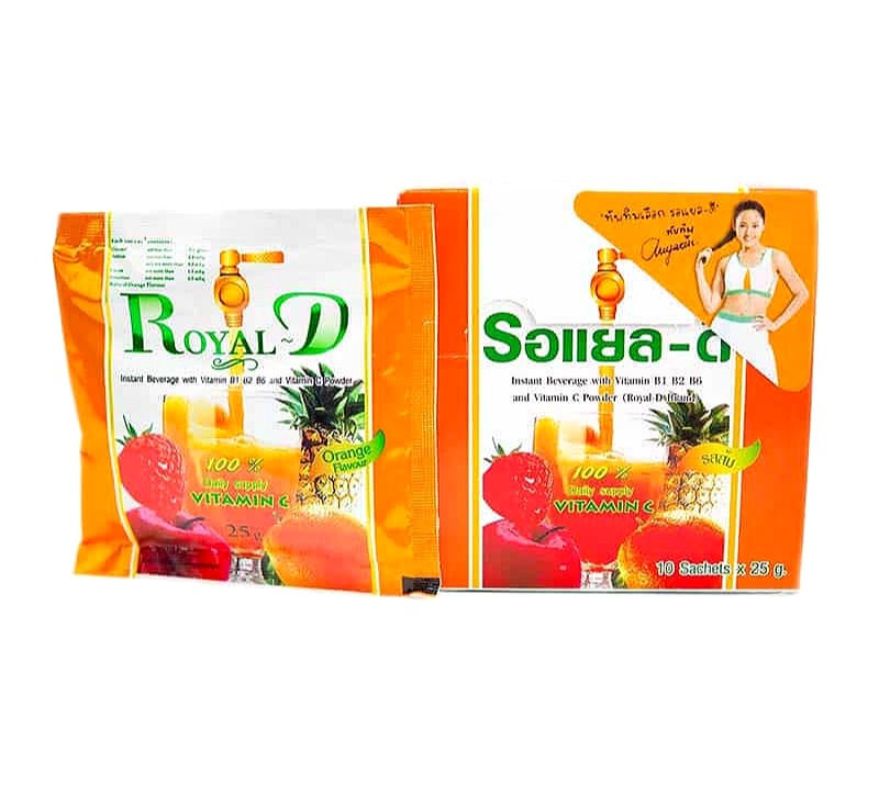 ภาพขนาดย่อ: Royal-D Instant Beverage Orange Flavour 25g.