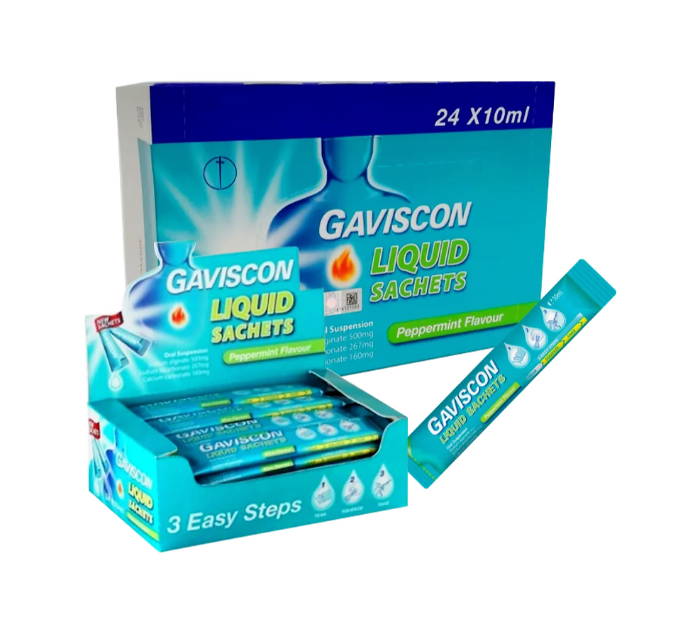 ภาพขนาดย่อ: Gaviscon Liquid Sachets 10ml.