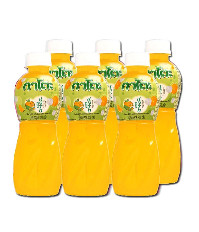 ภาพขนาดย่อ: Kato 25% Orange Juice with Nata de Coco 320g.
