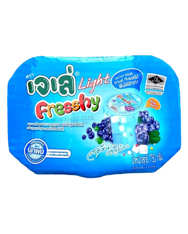 ภาพขนาดย่อ: Jele Light Freshy Blueberry Flavour 125g*6