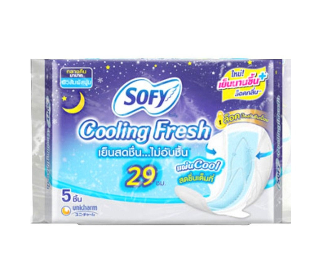 Sofy Cooling Fresh Wing 29cm 5pcs.