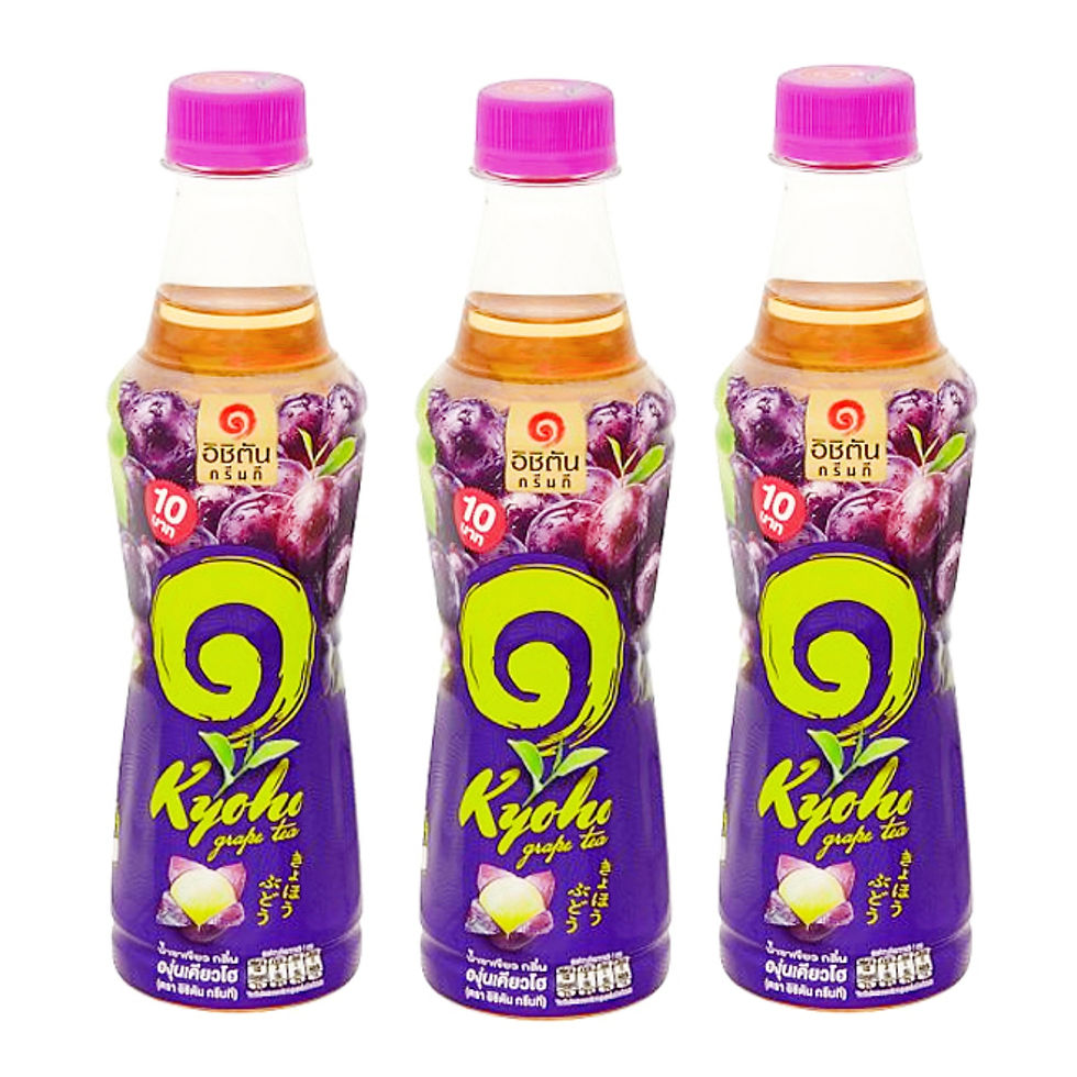ภาพขนาดย่อ: Ichitan Green Tea Kyoto Grape Tea Flavoured 280ml.