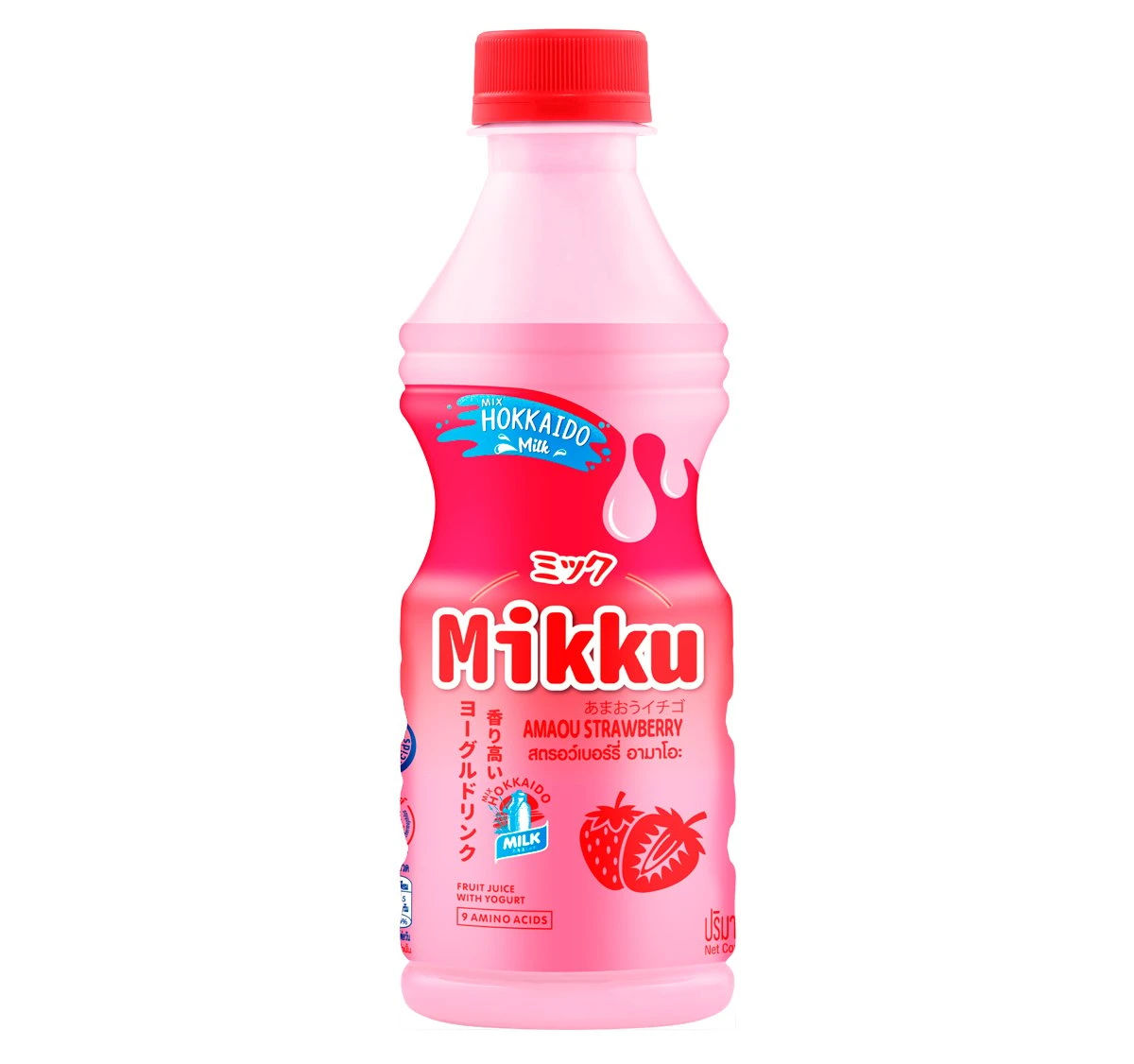 Mikku Amaou Strawberry Flavored with Yogurt 300ml.