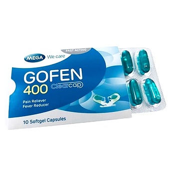 ภาพขนาดย่อ: Gofen 400 ClearCap 10capsules.