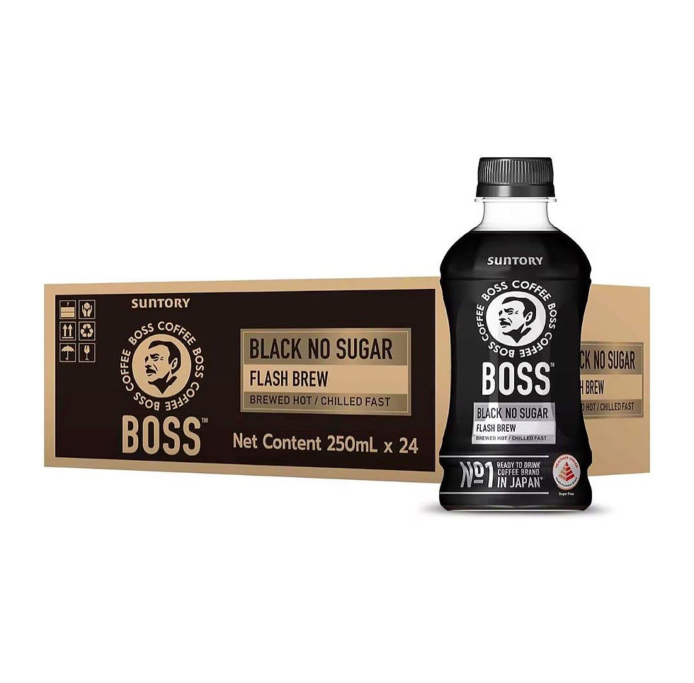 ภาพขนาดย่อ: Boss Black No Sugar (Ready to Drink Coffee) 230ml.