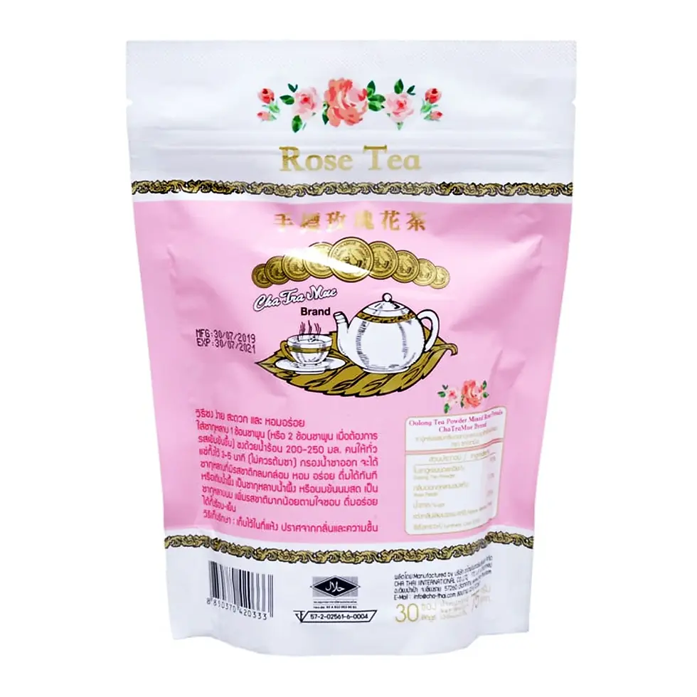 ภาพขนาดย่อ: Cha TraMue Oolong Tea mixed Rose Petals (30bags) 75g.