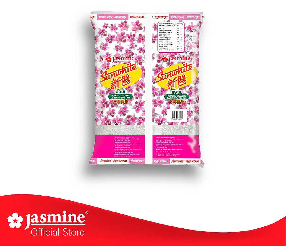 ภาพขนาดย่อ: Jasmine Sunwhite AAA Fragrant Rice 10kg.