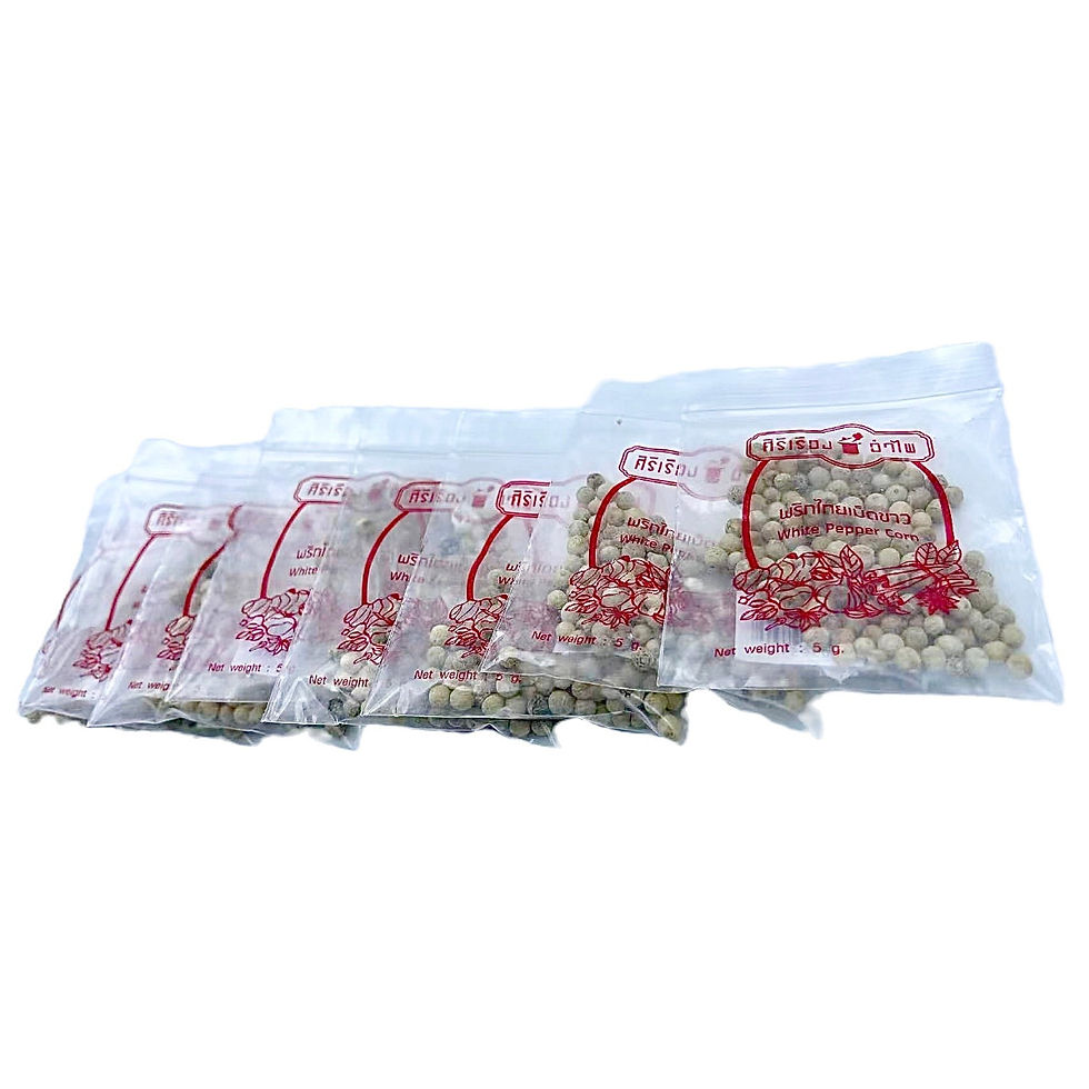ภาพขนาดย่อ: Siriruang Ampai Brand White Pepper Corn 5g.