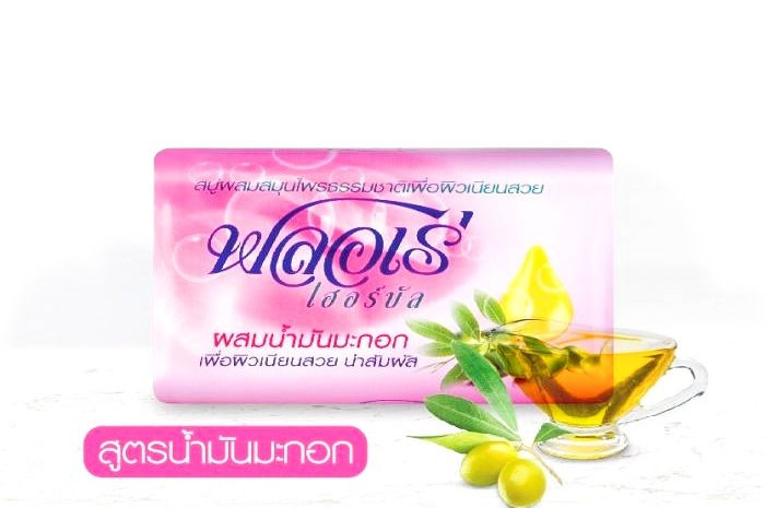 ภาพขนาดย่อ: Flore Herbal Bar Soap Olive Oil 80g.