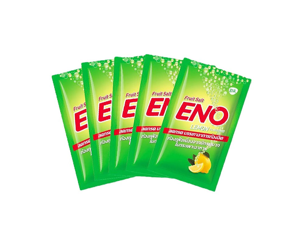 ภาพขนาดย่อ: Eno Friut Salt Lemon Flavoured 4.3g.