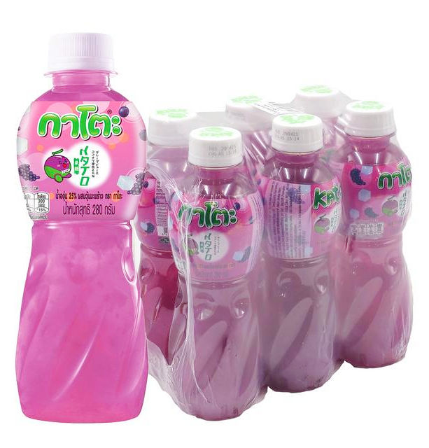 ภาพขนาดย่อ: Kato 25% Grape Juice with Nata de Coco 320g.