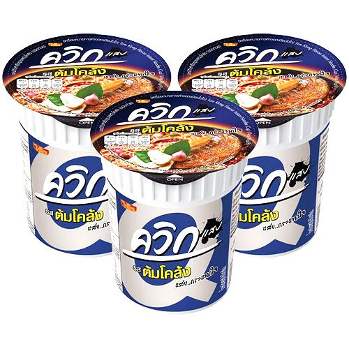 ภาพขนาดย่อ: WaiWai Quick Tom Klong Flavour Instant Noodles (Cup) 60g.