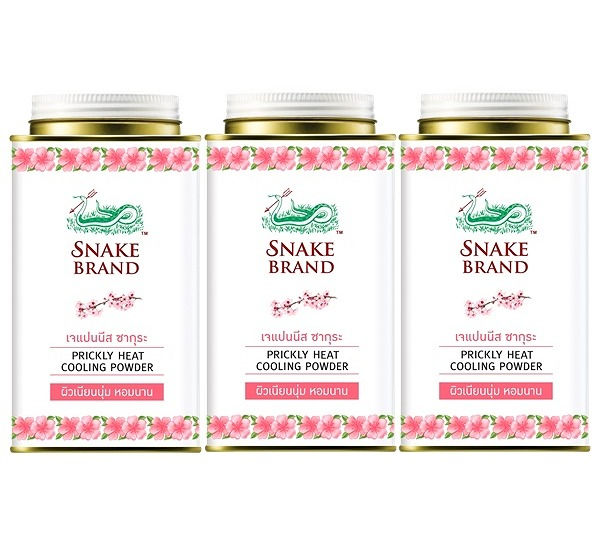 ภาพขนาดย่อ: Snake Brand Prickly Heat Cooling Powder Soft & Smooth 140g.