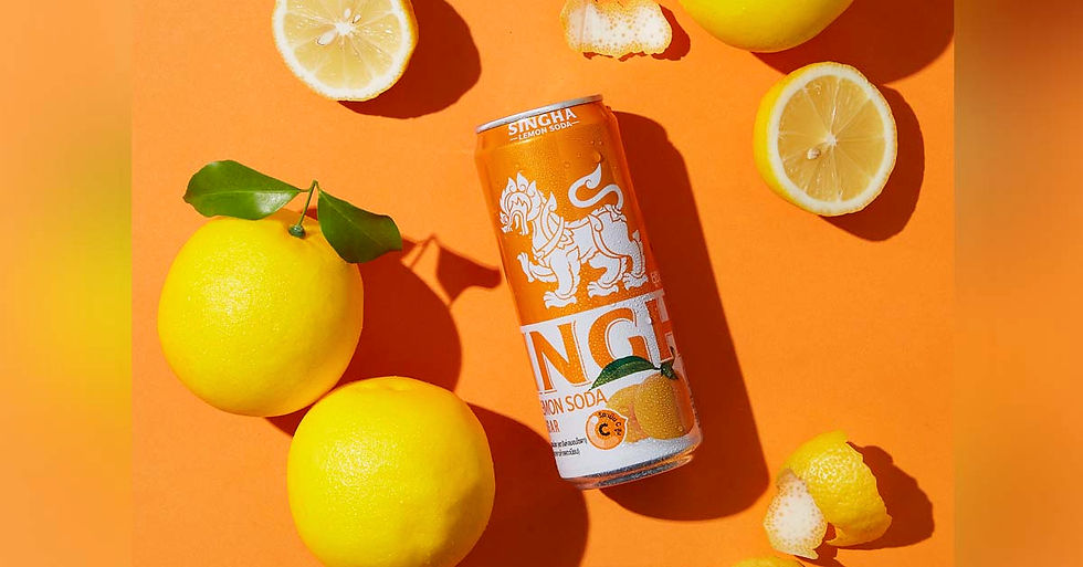ภาพขนาดย่อ: Singha Yuzu Lemon Soda 330ml.