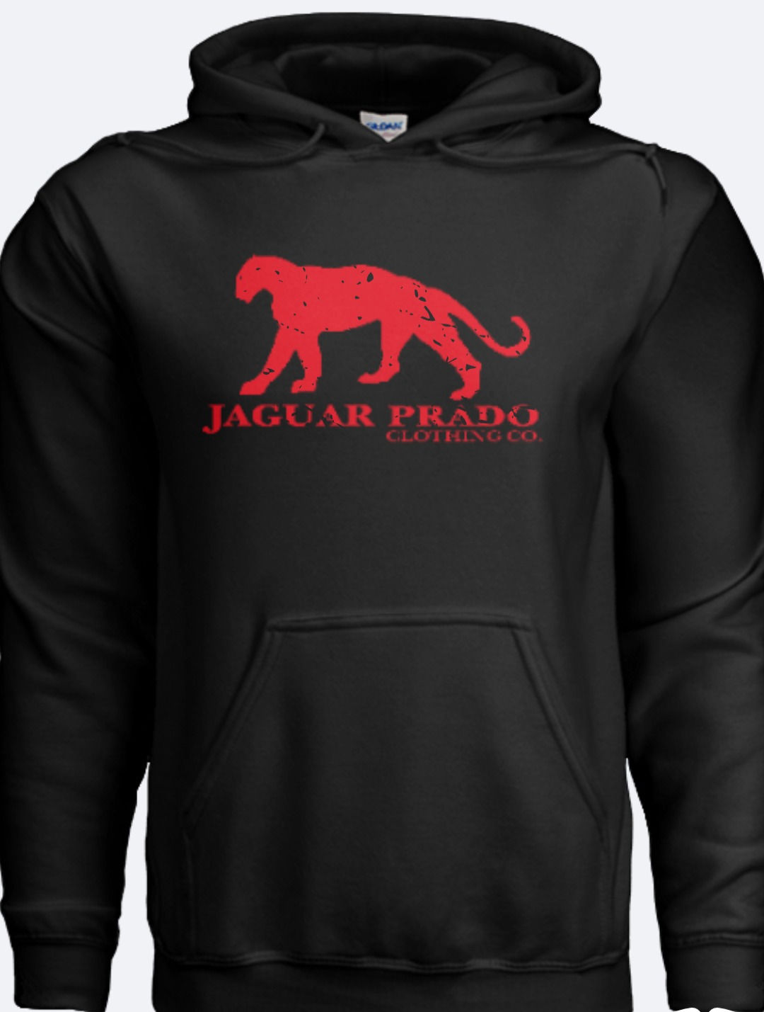 Jaguar Print Hood Sweater