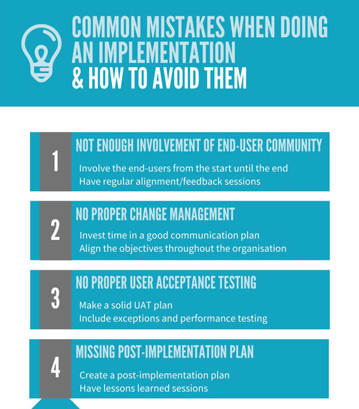 Common Mistakes when doing an Implementation & How to Avoid Them