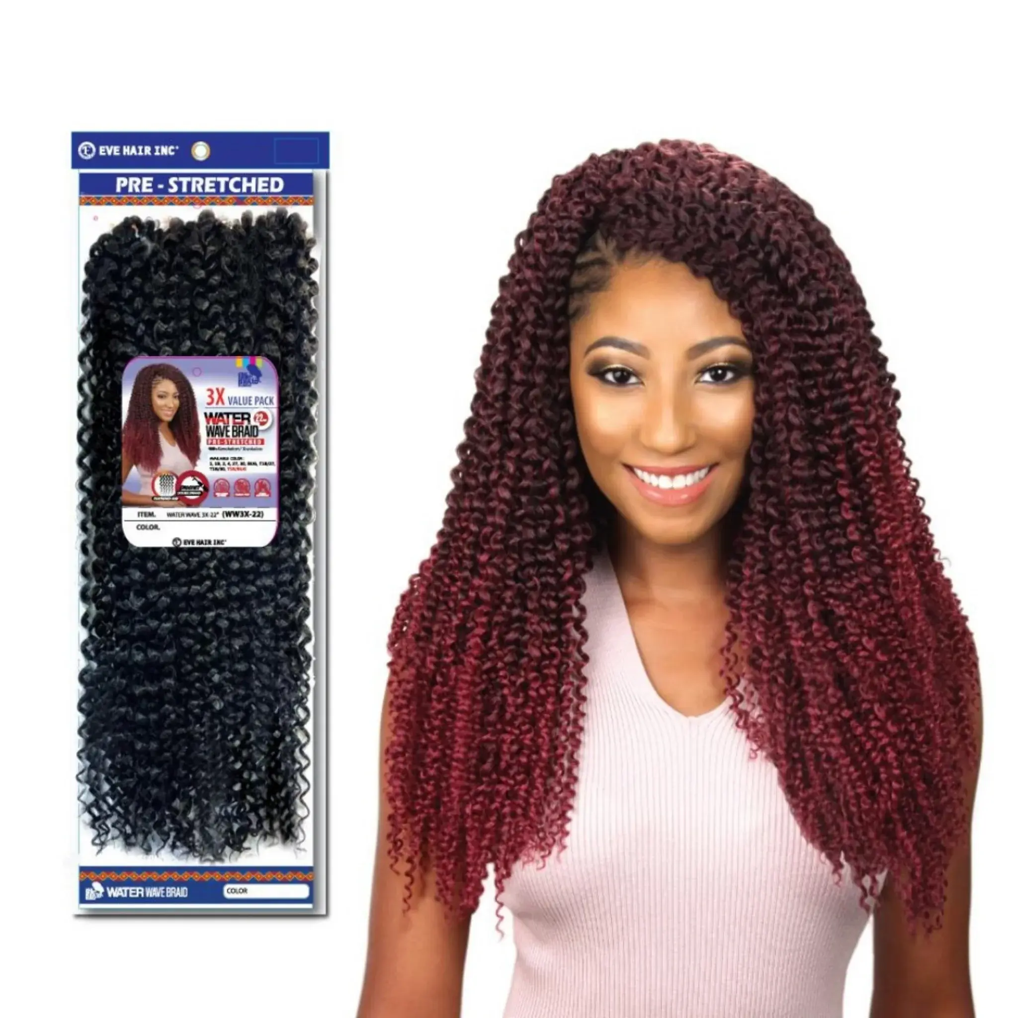 22in Water Wave Braid