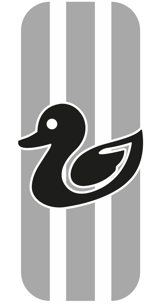 Vertical Duck Stripes - Decal