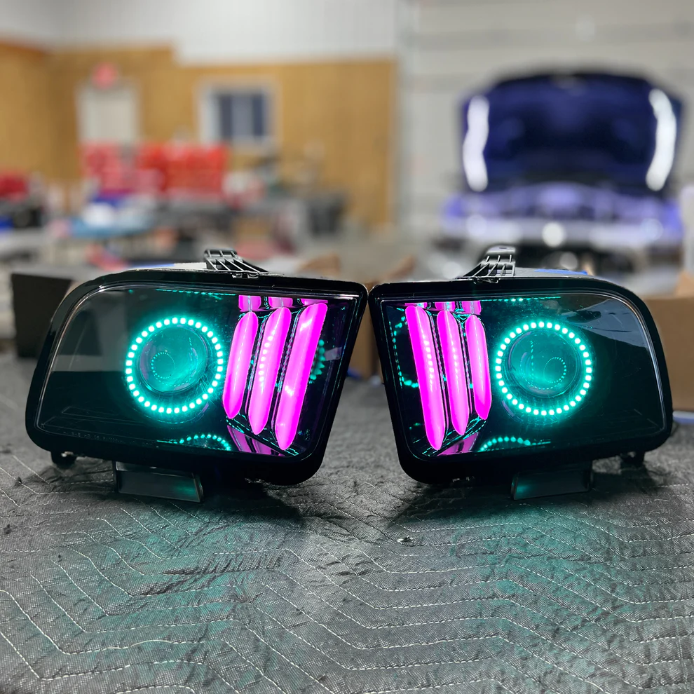 Striker Lights Custom Headlights 05 09 Mustang