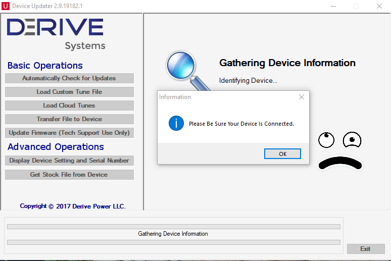 sct device updater not responding winndows 10