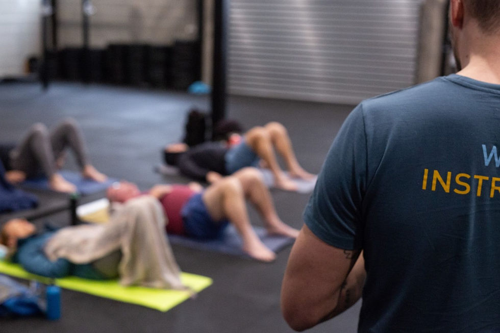 wim hof method workshop breathing session with instructor