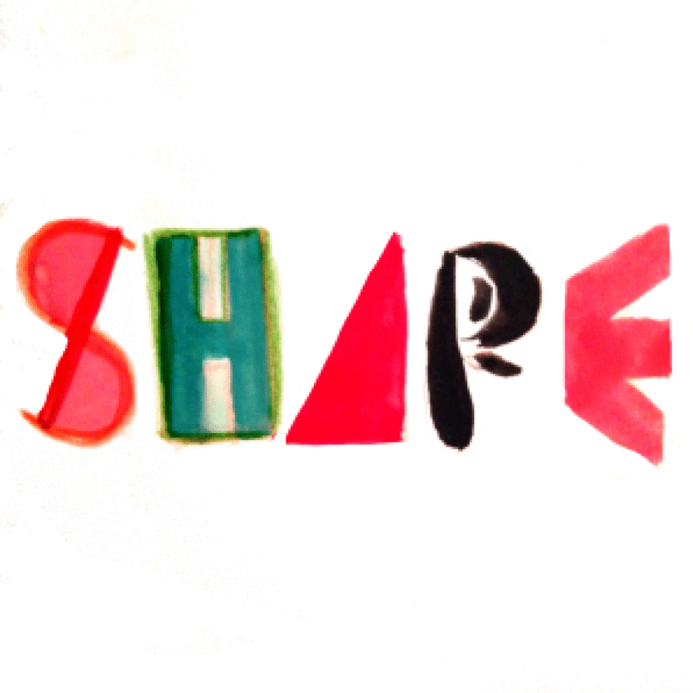 A gif of multiple images displaying the element "shape".