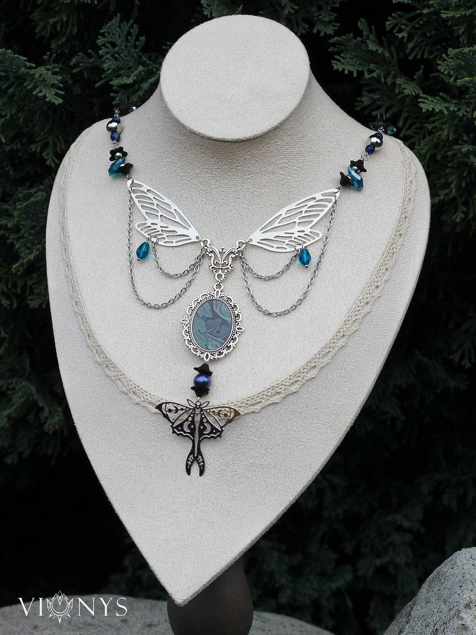 Náhrdelník - Night Butterfly