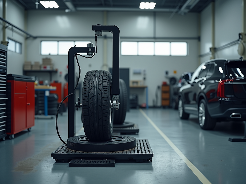 The usage process of tire balancing machines in 4S stores