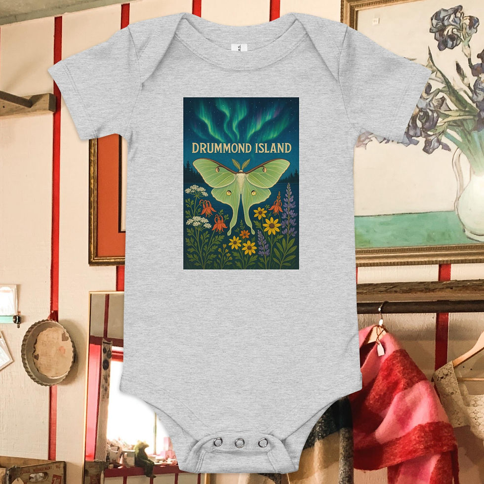 Thumbnail: Luna Moth Baby Onesie