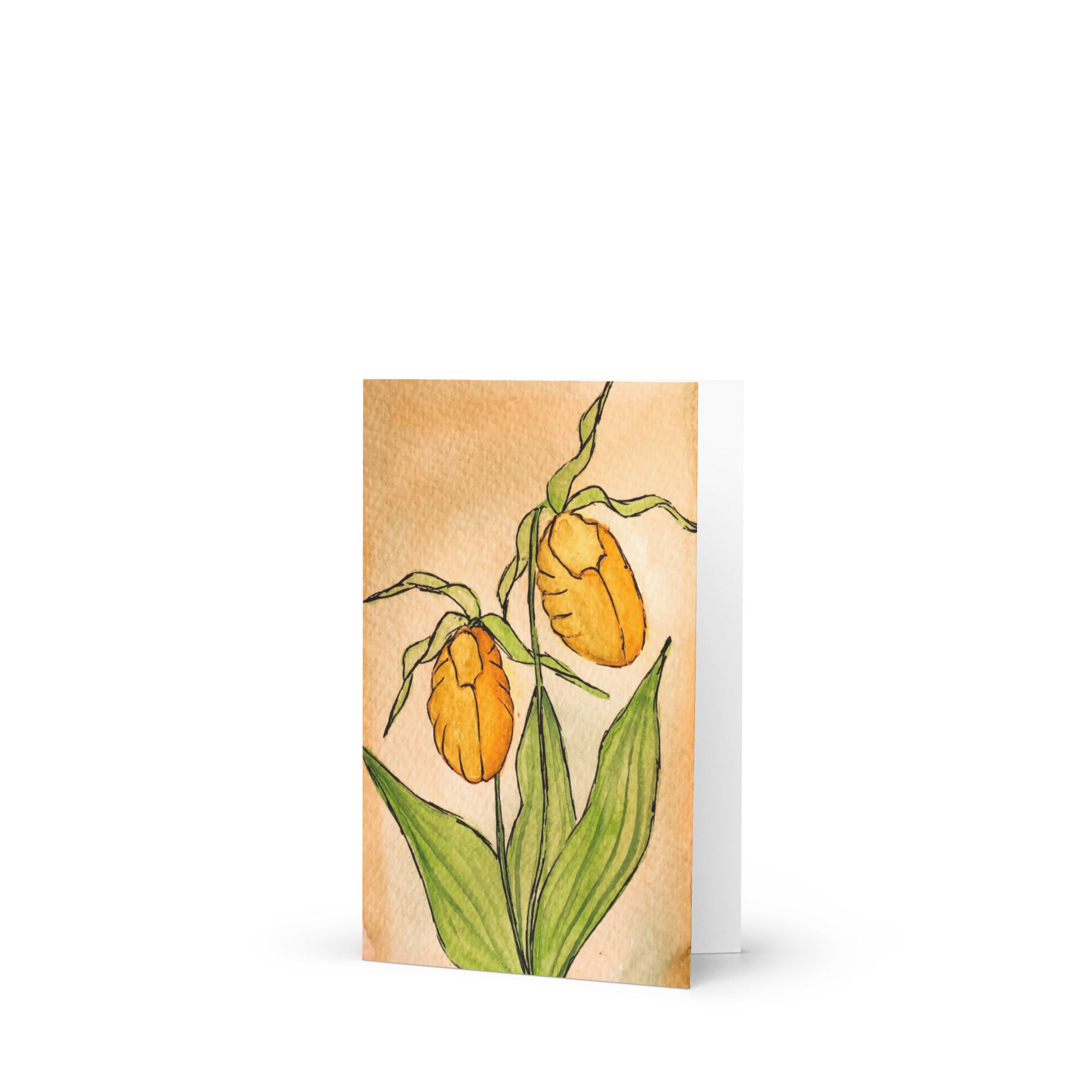 Lady Slipper Greeting card
