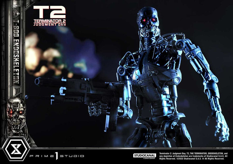 PRIME 1 Terminator 2 Statue 1/3 Judgment Day T800 Endoskeleton Deluxe