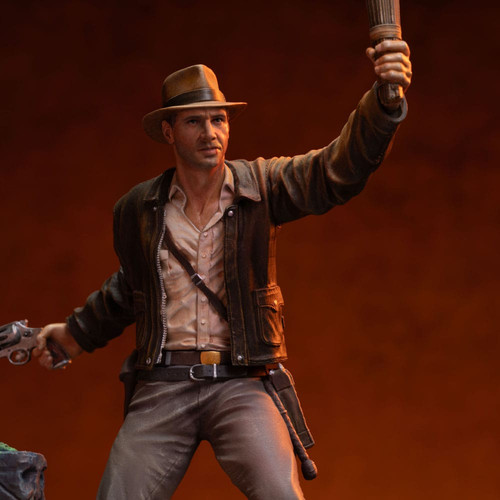 IRON STUDIO Indiana Jones Art Scale Deluxe Statue 1/10 Indiana Jones 40