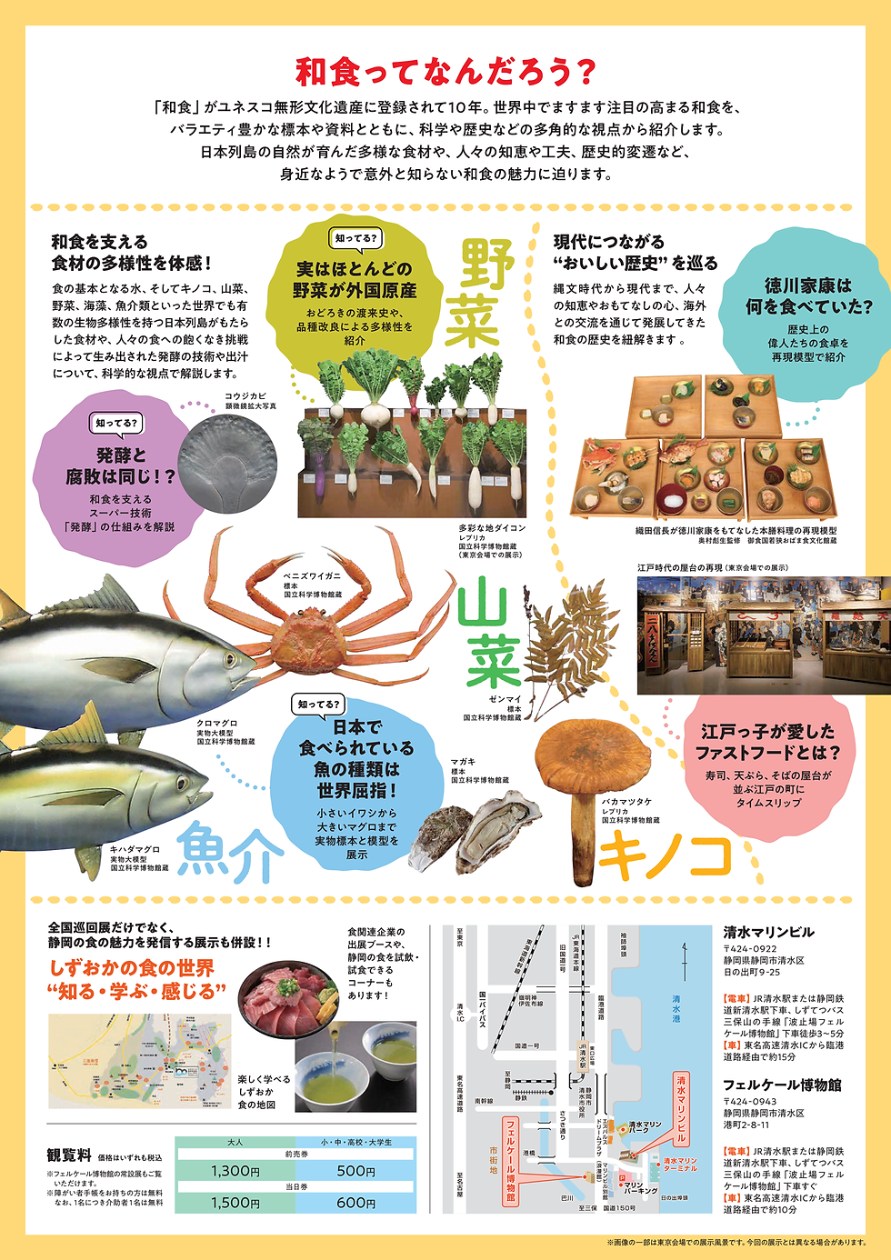 和食展しずおか公式チラシ