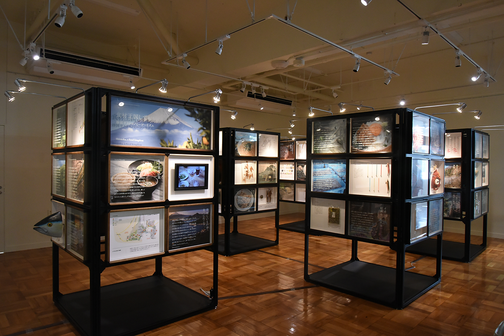 静岡の食パネル展示