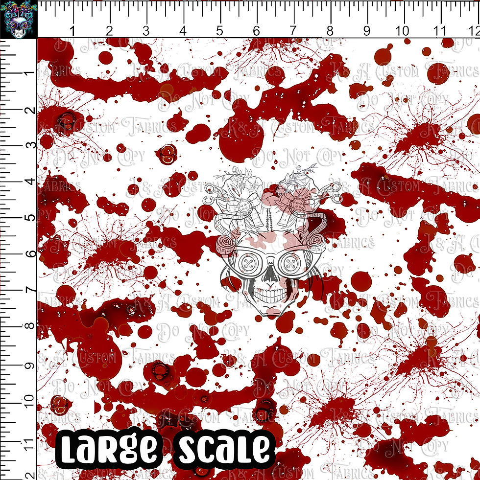 Thumbnail: Blood Splatter On White