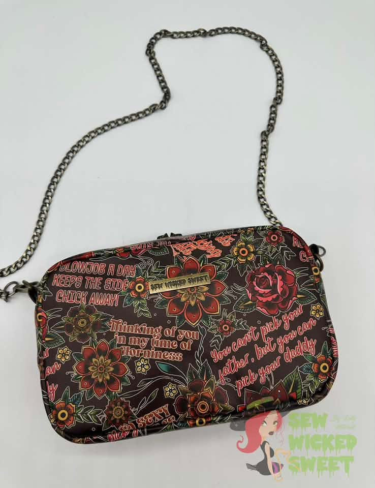 Thumbnail: Sassy Floral Tats Maroon DP