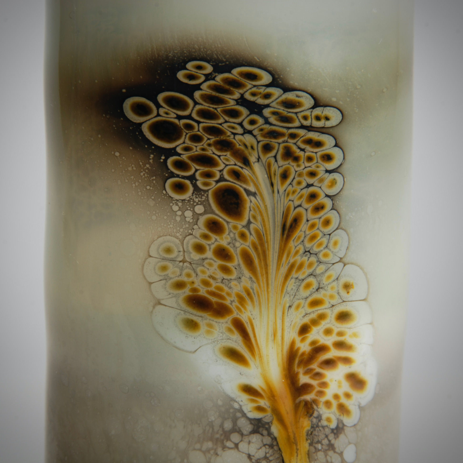 Otto Schindhelm 'Translucent Glass Vase' for Lauscha Glass