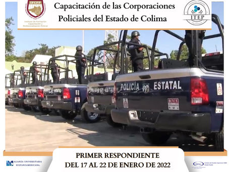 SECRETARÍA DE SEGURIDAD PÚBLICA: FORTALECIMIENTO A LAS CORPORACIONES POLICIALES DEL ESTADO DE COLIMA