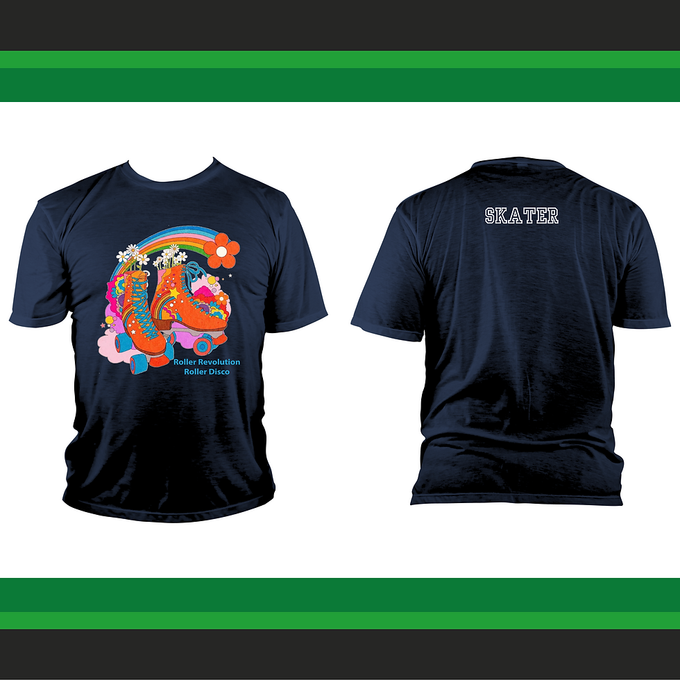 Thumbnail: Roller Revolution Retro Groove Tee