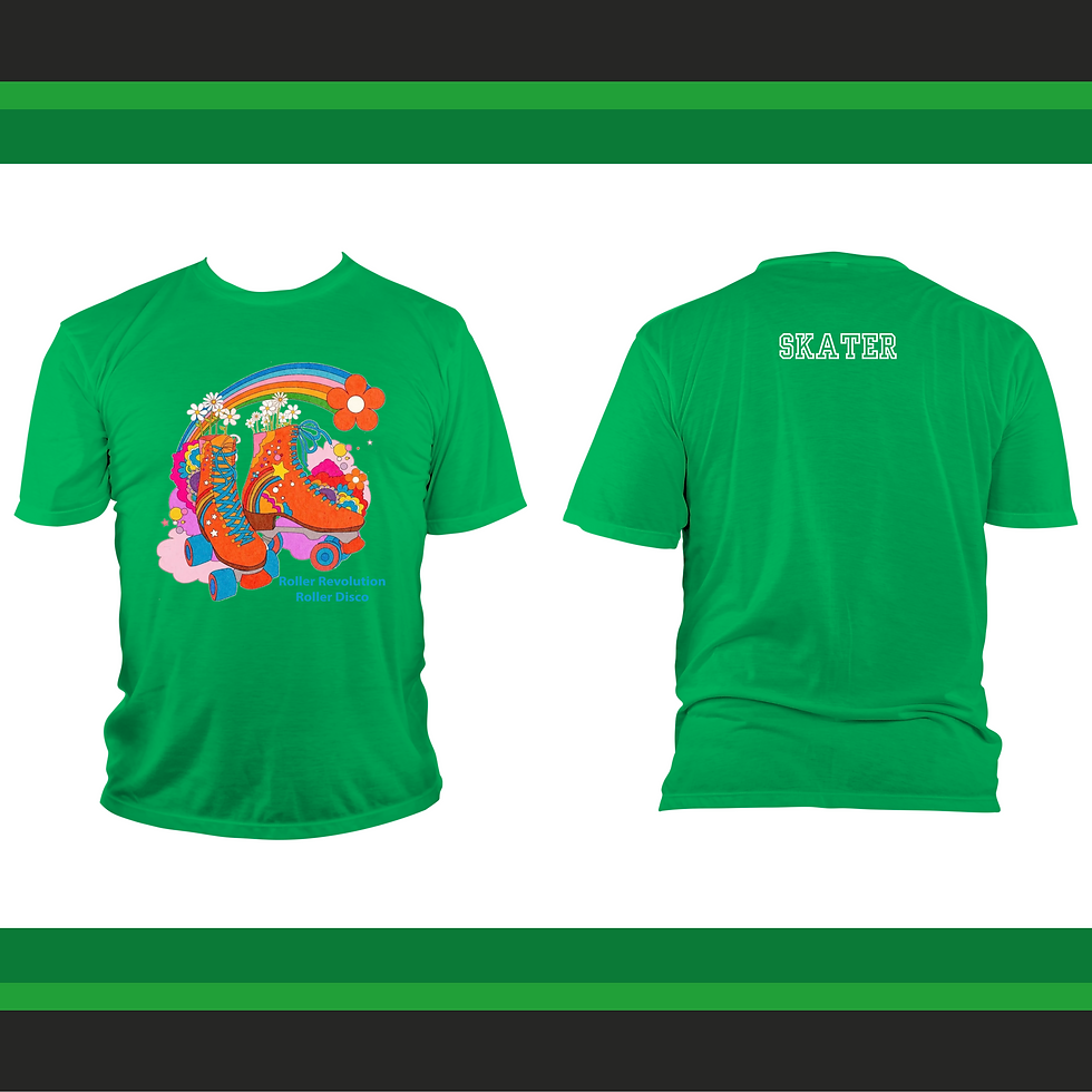 Thumbnail: Roller Revolution Retro Groove Tee