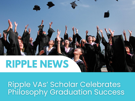 Ripple VAs’ Scholar Celebrates Philosophy Graduation Success