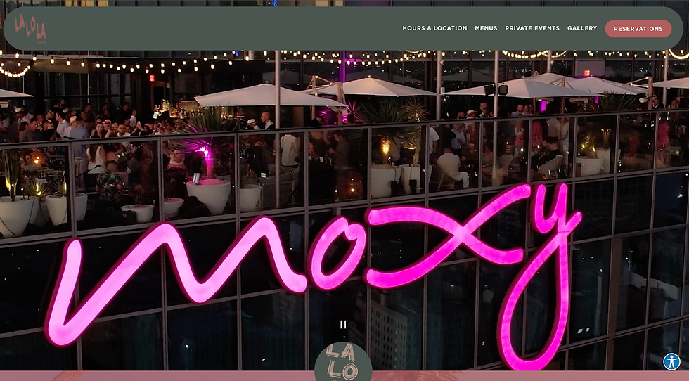 Luxury restaurant branding and website design by Kreate by Design