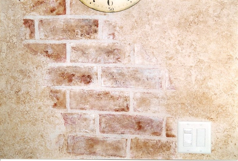 Textured Faux Brick