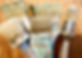 Assortment of paint brushes used to paint furniture piled together