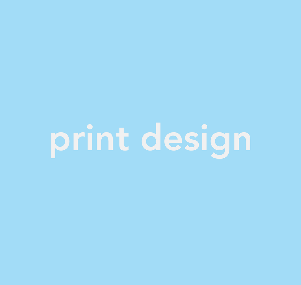 Print Design Portfolio