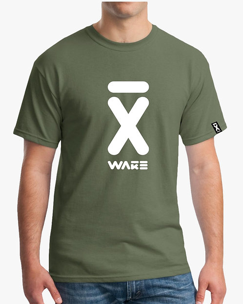 X WAKE LOGO T SHIRT GREEN 2021